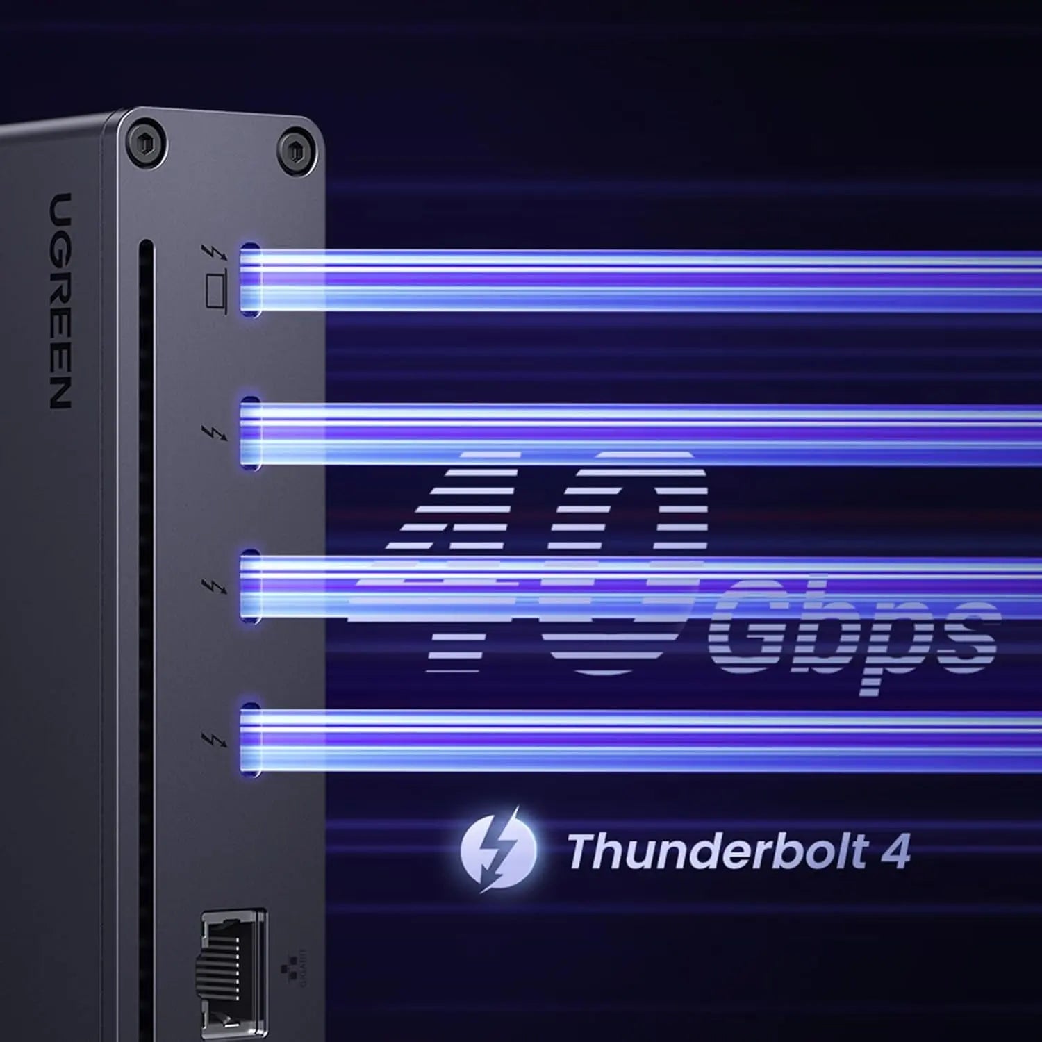 UGREEN Revodok Max 208 Thunderbolt 4 Dock 8-in-1 40Gbps 3x TB4 Dual 4K 60Hz 8K 85W Charging Ethernet 3x USB A MacBook (25053)