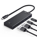 UGREEN 10Gbps 4-in-1 USB C Hub USB 3.2 Adapter 2 USB-C 3.2 2 USB-A 3.2 MacBook Pro Air iPad iPhone 15 Surface (35583)
