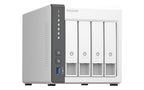 QNAP TS-433 Quad Core 4 Bay Network Attached Storage Enclosure - White