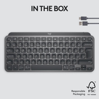 Logitech MX Keys Mini Minimalist Wireless Illuminated Keyboard-Black