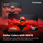 ViewSonic VX2762U-4K 27" 60Hz HDR10 4K UHD IPS HDR10 USB Type-C Monitor with Speakers