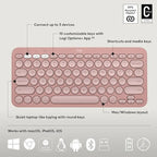 Logitech Pebble 2 Combo Wireless Bluetooth Keyboard & Mouse Set with Logi Bolt Receiver