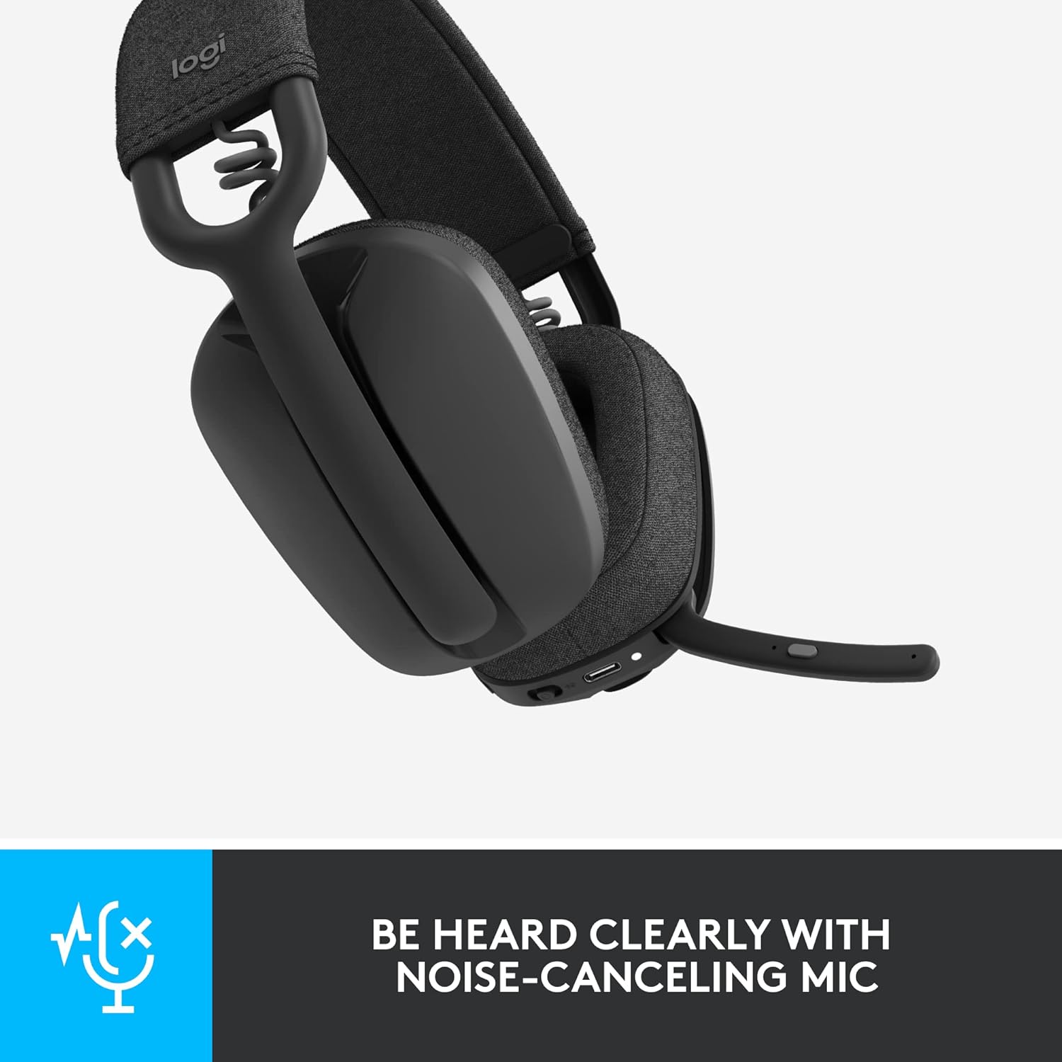 Logitech Vibe 100 Wireless Bluetooth Headset with Omni Directional Mic - Graphite