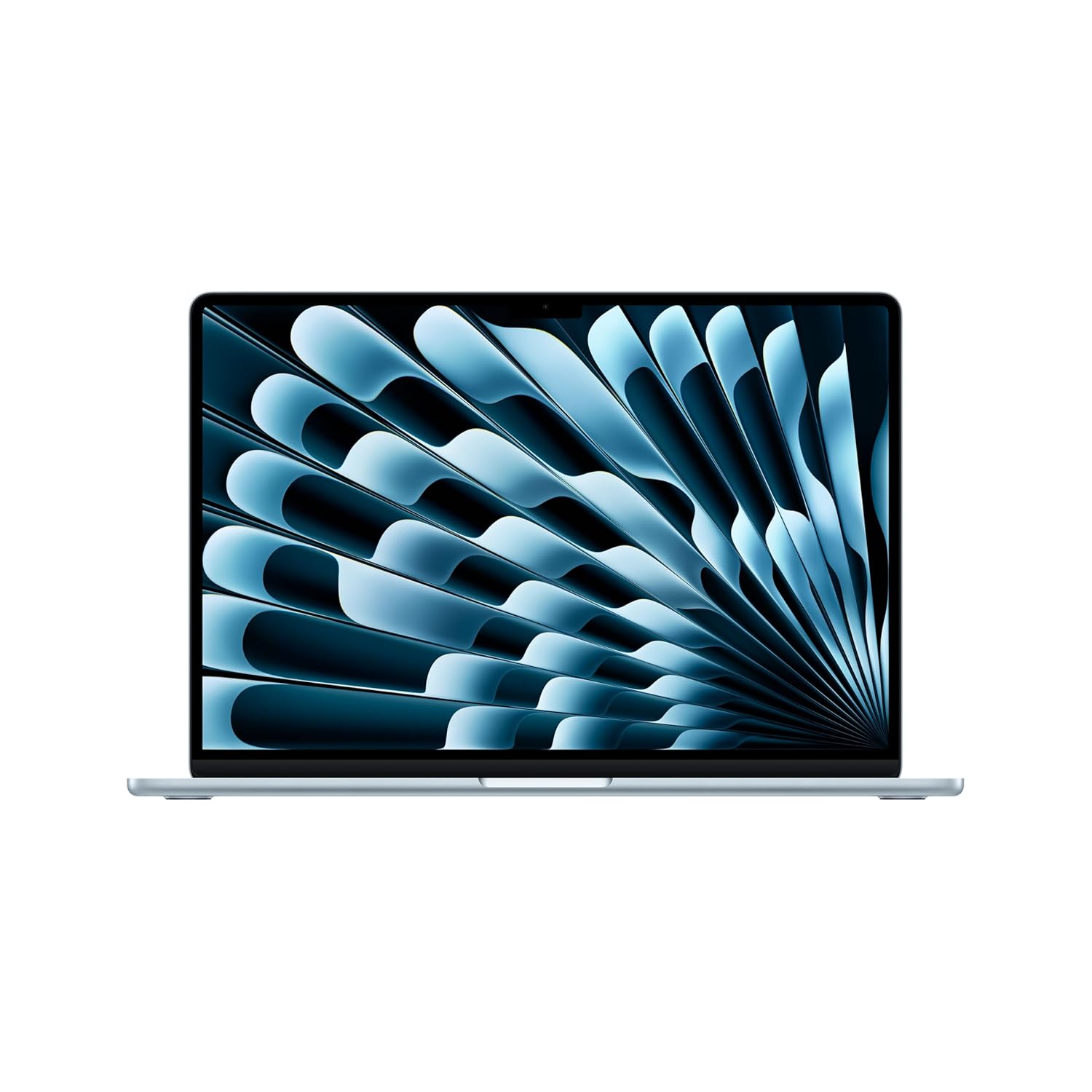 Apple 2026 MacBook Air 15″ Laptop with M5 chip: AI and Apple Intelligence, 38.91 cm (15.3″) Liquid Retina Display, 16GB Unified Memory, 1TB SSD Storage, 12MP Center Stage Camera, Touch ID; Sky Blue