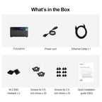 QNAP TVS-h874T-i7-32G 8 Bay 2.5GbE Thunderbolt 4 Desktop Network Attached Storage - Black