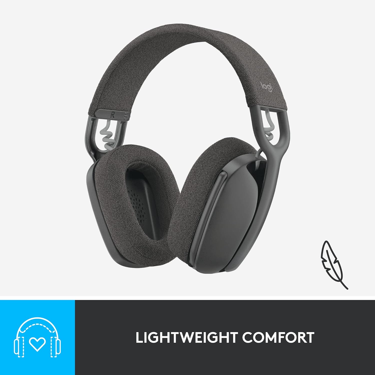 Logitech Vibe 100 Wireless Bluetooth Headset with Omni Directional Mic - Graphite