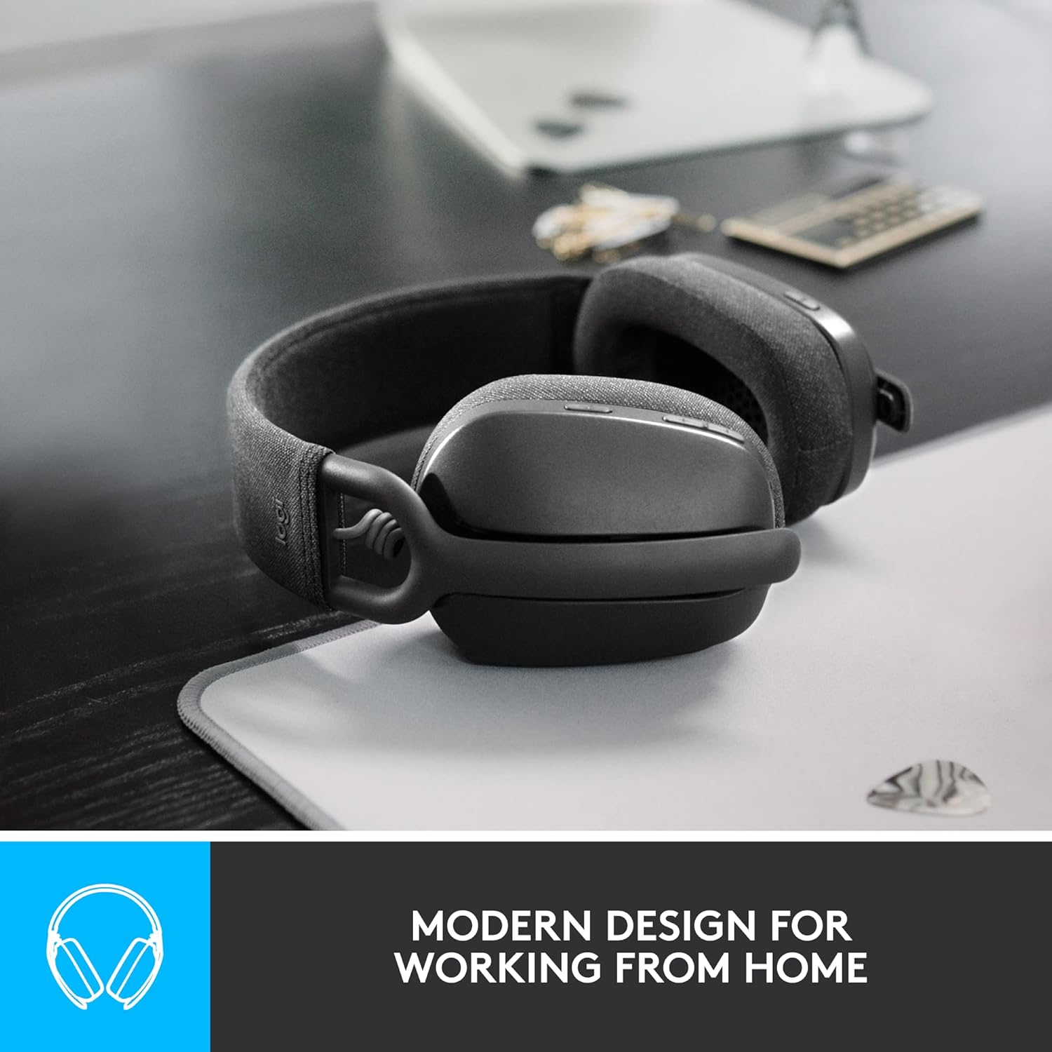 Logitech Vibe 100 Wireless Bluetooth Headset with Omni Directional Mic - Graphite