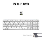 Logitech Master Series MX Keys S Advanced Wireless Illuminated Keyboard - Pale Gray
