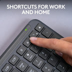 Logitech Signature K950 Slim Wireless Bluetooth Keyboard - Graphite