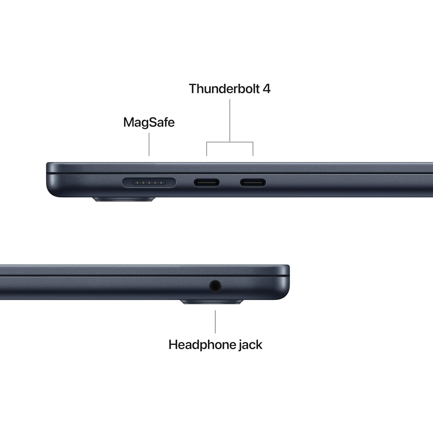 Apple 2026 MacBook Air 15″ Laptop with M5 chip: AI and Apple Intelligence, 38.91 cm (15.3″) Liquid Retina Display, 16GB Unified Memory, 512GB SSD Storage, 12MP Center Stage Camera, Touch ID; Midnight