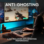 Logitech G413 SE Anti Ghosting Full Size Mechanical Gaming Keyboard - Black