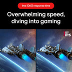LG UltraGear 32GS60QC 32" 180Hz 1440p QHD HDR10 VA Panel 1ms Curved Gaming Monitor