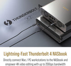 QNAP TBS-h574TX-i5-16G 5 Bay 10GbE High-Performance Thunderbolt 4 E1.S All-Flash NASbook