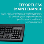 TVSE GOLD USB KEYBOARD BLACK