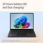 Microsoft Surface Laptop (7th Edition) – Snapdragon X Elite (12-Core), 16GB RAM, 512GB SSD, 15" PixelSense Touchscreen, Windows 11 Home, Graphite - ZHH-00048