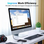 UGREEN 10Gbps 4-in-1 USB C Hub USB 3.2 Adapter 4 USB-C 3.2 Splitter MacBook Pro Air iPad iPhone 15 Surface PC (35584)