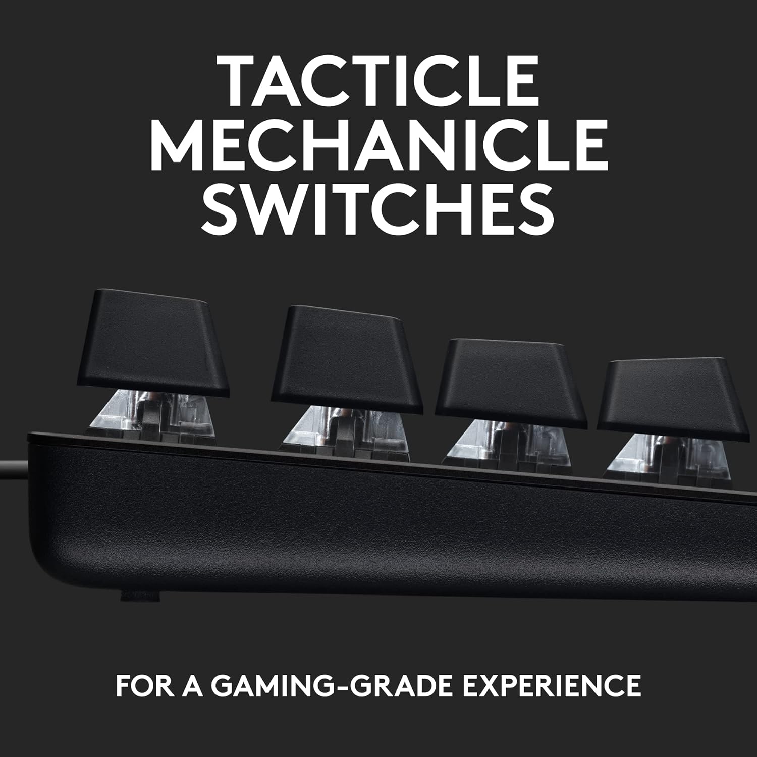 Logitech G413 TKL SE White backlighting Mechanical Gaming Keyboard - Black