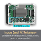 QNAP TVS-h874T-i7-32G 8 Bay 2.5GbE Thunderbolt 4 Desktop Network Attached Storage - Black