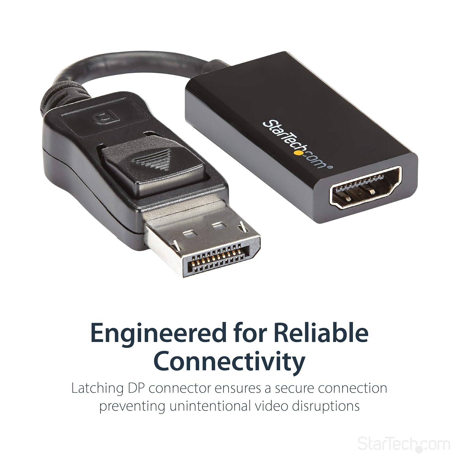 StarTech DP2HD4K60S DisplayPort to HDMI Adapter - 4K DP to HDMI Converter - UHD 4K 60Hz