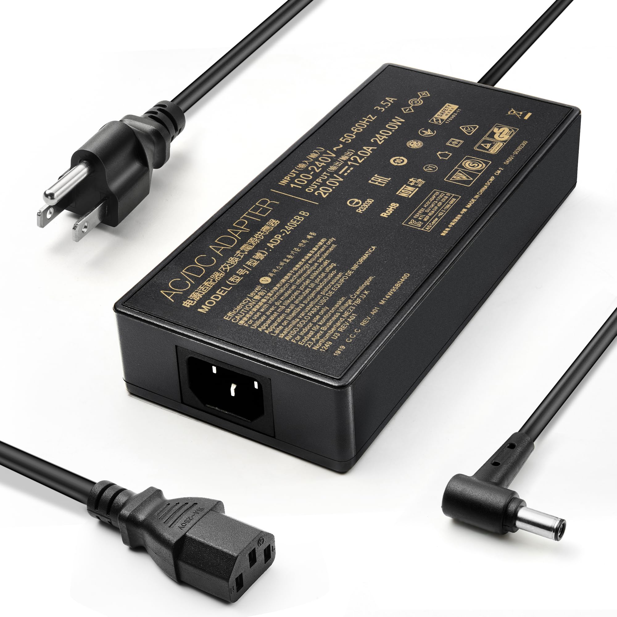 ASUS ROG Original OEM 240W 20V 12A 6.0mm Pin Laptop Charger Adapter
