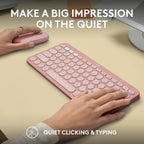 Logitech Pebble 2 Combo Wireless Bluetooth Keyboard & Mouse Set with Logi Bolt Receiver