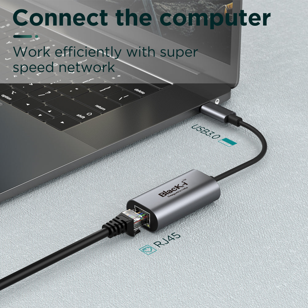 Black-i USB 3.0 to Gigabit Lan Converter