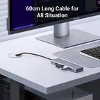 UGREEN 5-in-1 USB-C Hub 4 USB-A Ports 100W PD Charging 5Gbps Data Transfer MacBook iPad Pro Laptop Chromebook 15920