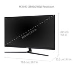ViewSonic VX3211-4K 32-inch 4K UHD VA Monitor with Integrated Speakers and AMD FreeSync