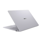 Open laptop with ASUS logo on a white background
