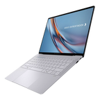 Open laptop displaying ASUS ExpertBook logo on a white background
