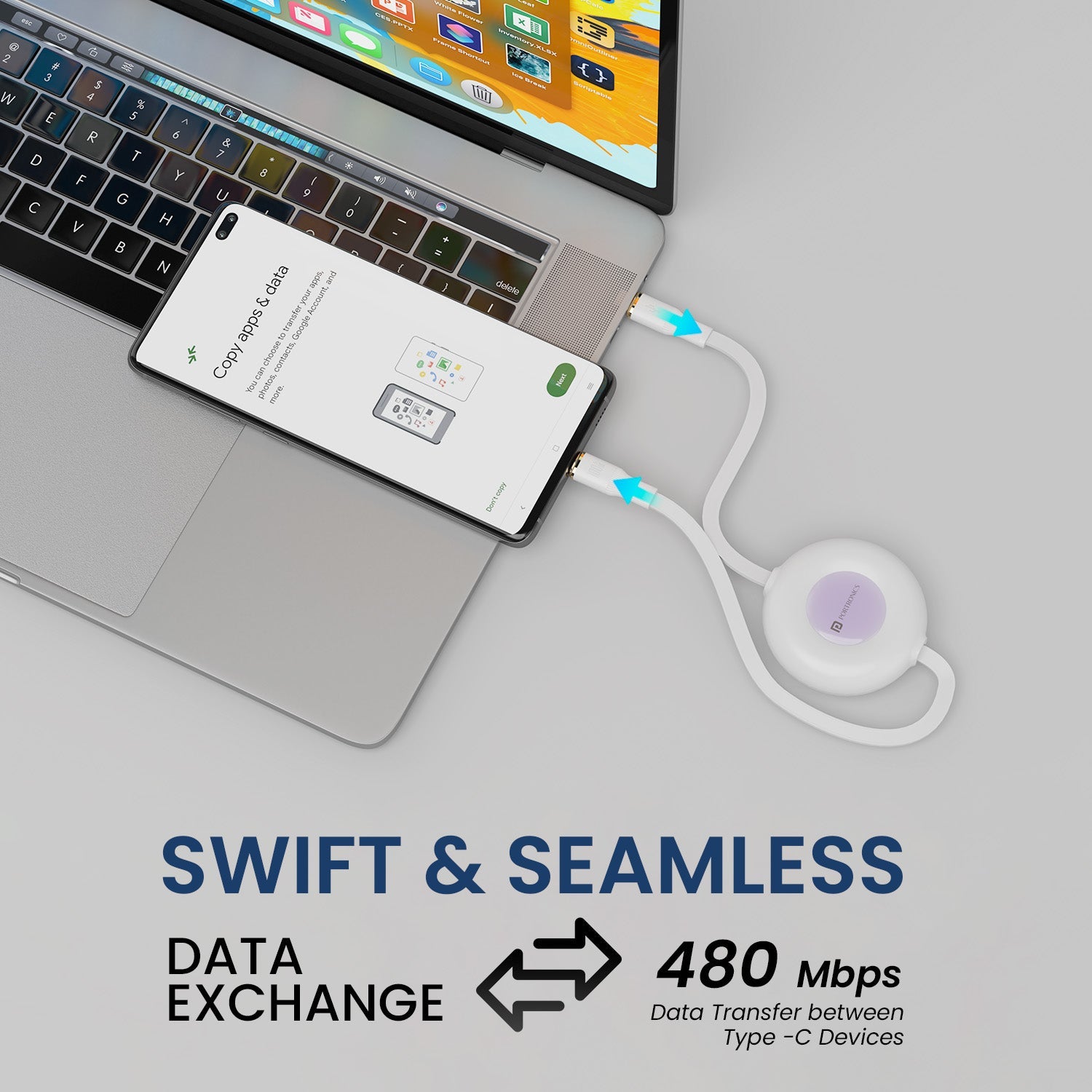 Konnect Recoil - 100W Charging cable