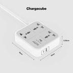 ChargeCube Mini Power Strip with 30W Type C output