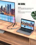 Black-i USB-C to Dual HDMI 4K with 1 USB 3.0 Port