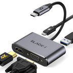 Black-i USB-C 4 in 1 Hub