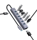 Black-i USB 3.0 7 Port Hub