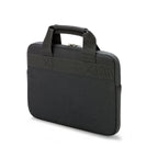 Black briefcase on a white background