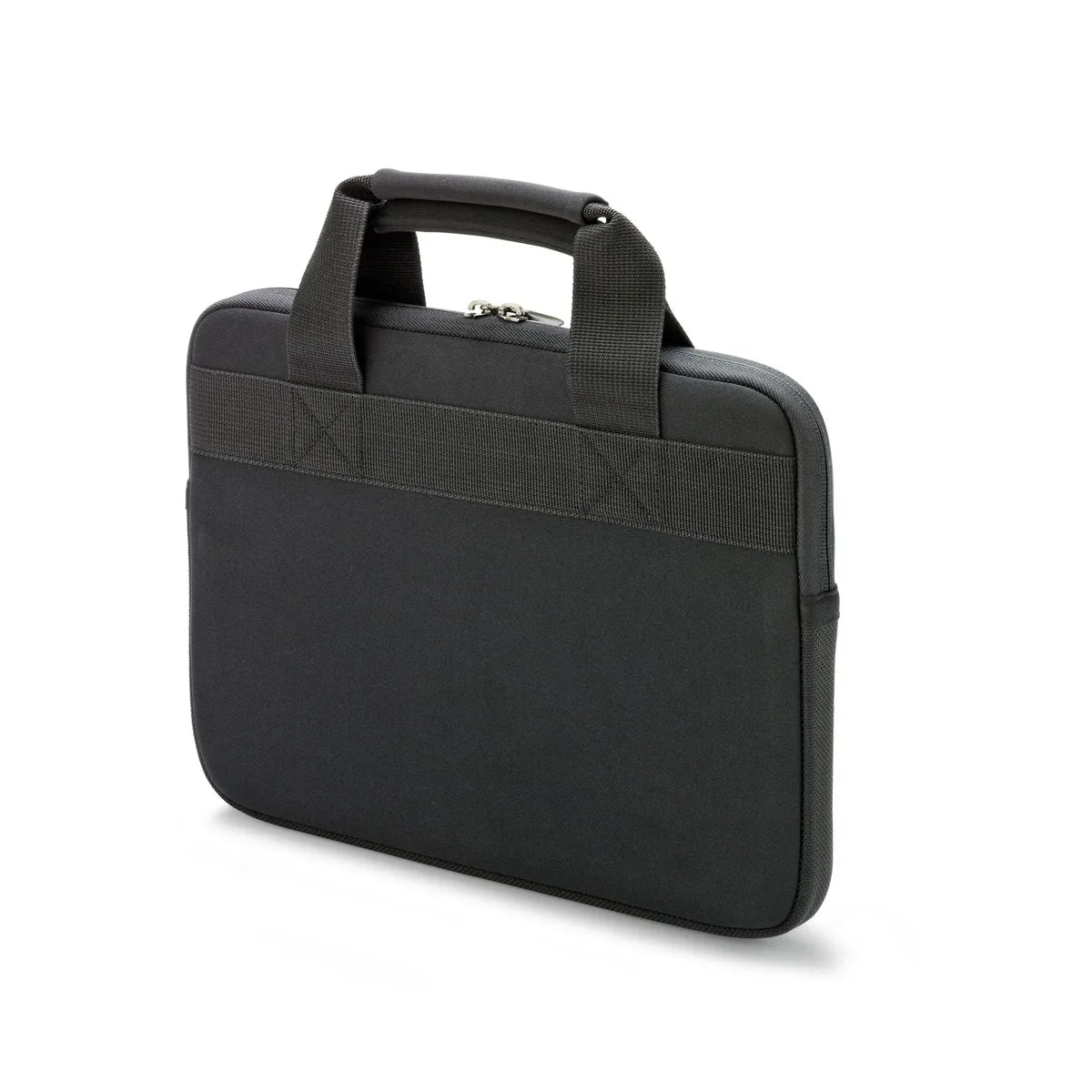 Black briefcase on a white background