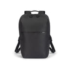 A black backpack with a top handle, dual zipper compartments, and adjustable shoulder straps, shown from the front on a white background. The brand name 'GEEKA' is printed in small white letters on the upper right side of the front pocket.