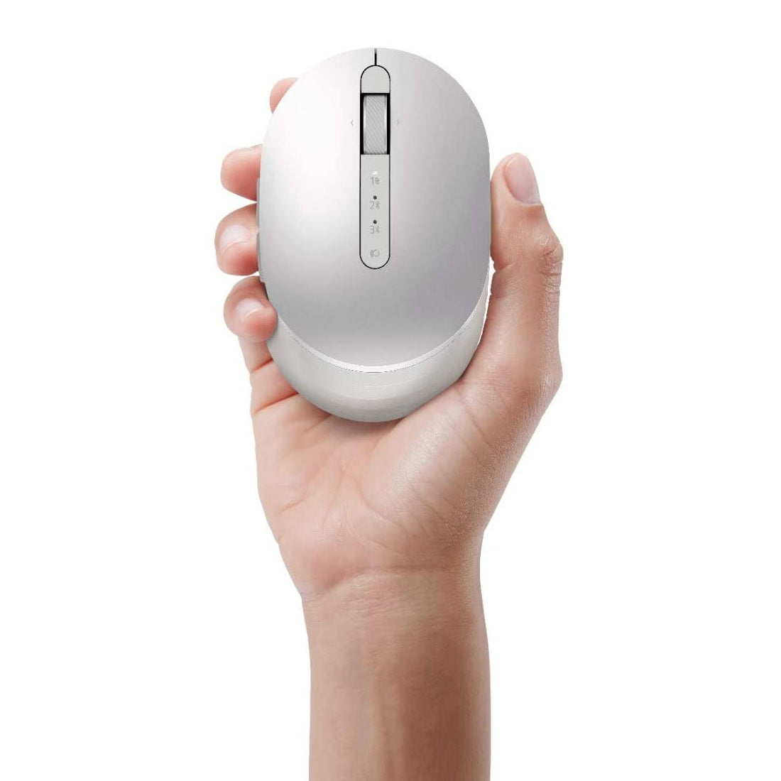 Dell MS7421W Premier Rechargeable 4000DPI Bluetooth 2.4GHz Wireless Optical Mouse - Platinum Silver