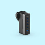 Empire 75W Multiplug GAN Charger with World Travel Adapter