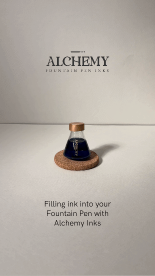 Endless Alchemy Fountain Pen Inks - Obsidian Moon - 45 ML - Stardust