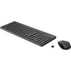 HP 330 Wireless Keyboard and Optical Mouse Ultra Slim Combo with LED Indicators