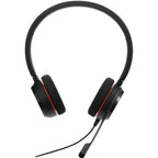 Jabra Evolve 20SE USB-A Wired On-Ear Headset with Microphone and Media Controls
