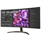 LG 34WQ60C-B 34-inch QHD IPS Ultrawide Curved Monitor