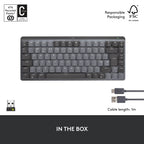 Logitech MX Mechanical Mini Wireless Bluetooth Illuminated Keyboard