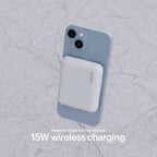 Lucid 15W magnetic wireless powerbank 5000mAh battery capacity for iPhone 16/15/14/13 and 12
