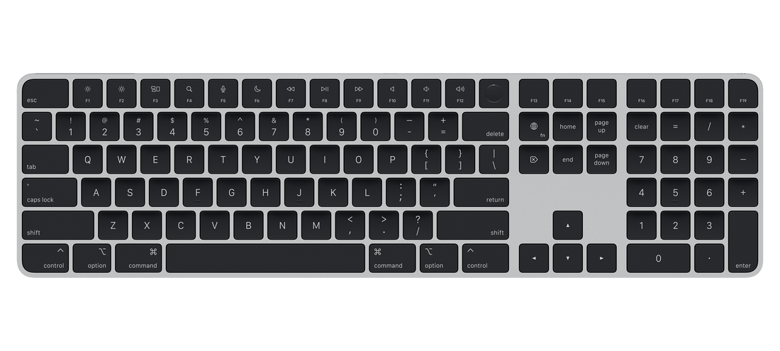 Magic Keyboard with Touch ID and Numeric Keypad for Mac models with Apple silicon - US English