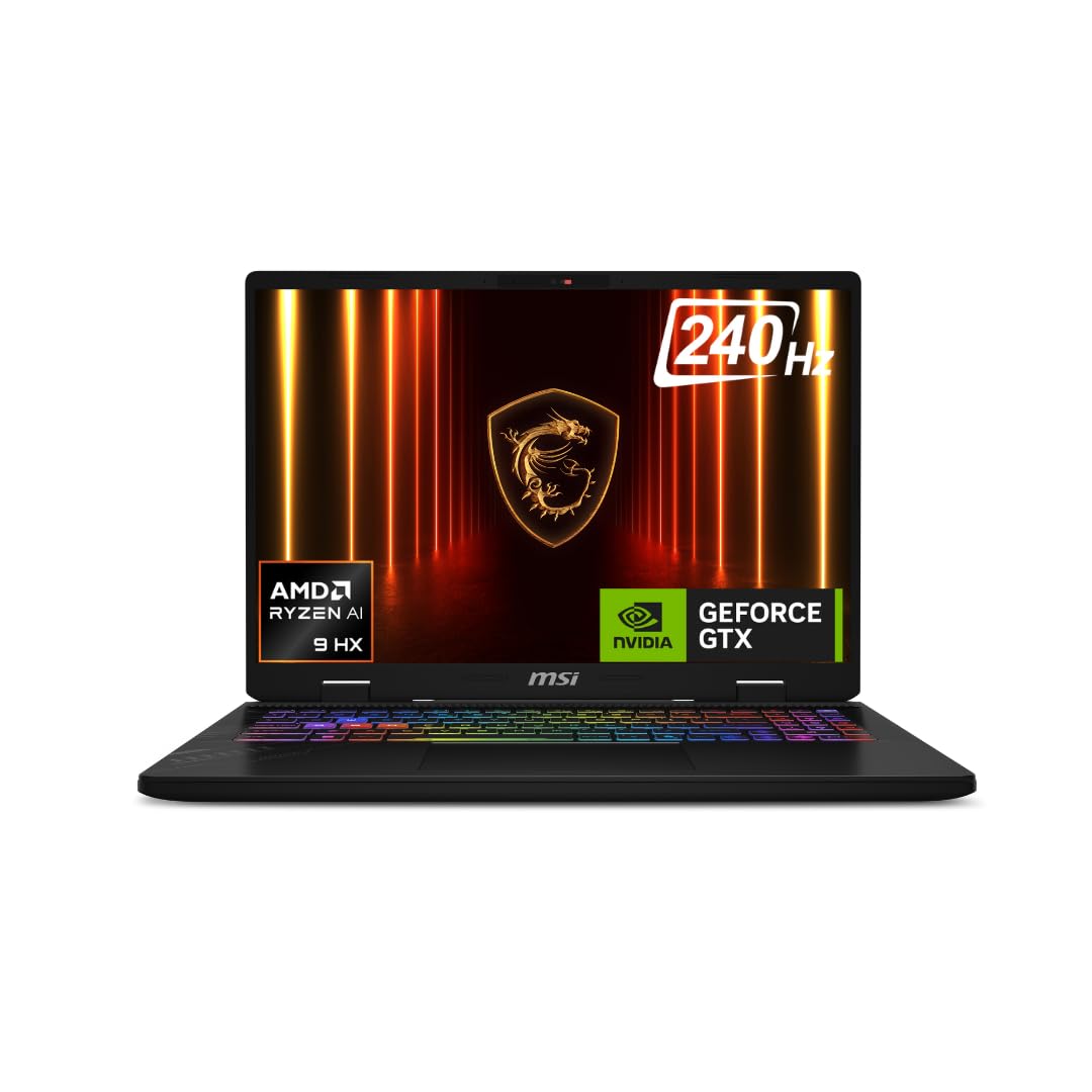 MSI Crosshair A16 HX – Ryzen 9 8940HX, RTX 5060, 16GB RAM, 1TB SSD, 16" QHD+ 240Hz, Windows 11, 2 Years Warranty - D8WFKG-035IN