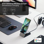 Matrix 2-In-1 Universal Magnetic Charging Dock - White
