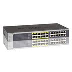 NETGEAR JGS524PE 24-Port Gigabit Plus Switch Network Hub With 12-Port PoE